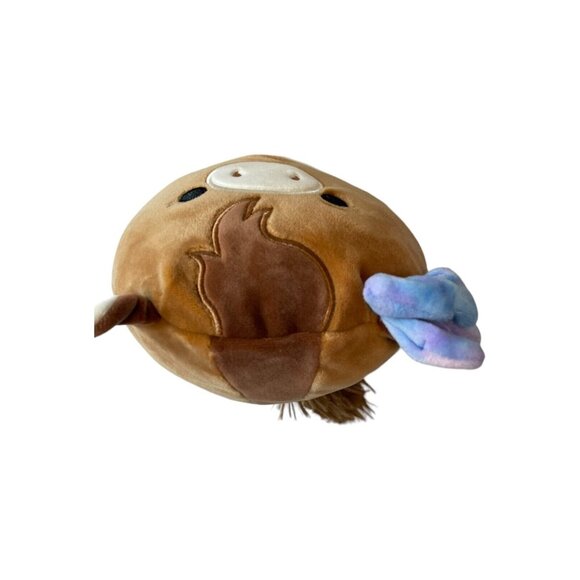 Squishmallows 5" Giraffe Plush Toy With Glitter Belly Brown Mane & Horns - Picture 3 of 3